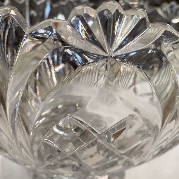 Vintage Large Crystal Bowl - Picture 4 of 10
